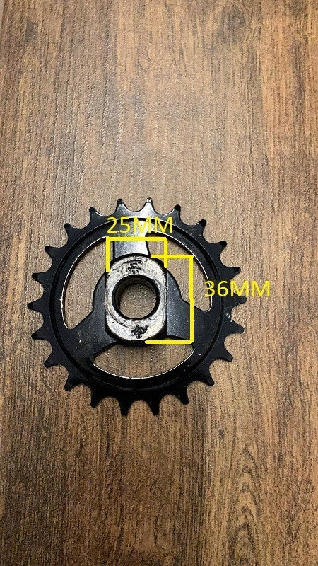 PIGNONE CORONA 22 DENTI CENTRALE PER BICI ELETTRICA SCOOTER SKY II REVENGE