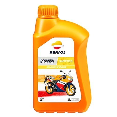 REPSOL OLIO MISCELA SINTETICO 2T PER MOTORI RAFFREDDATI AD ARIA 1L 1000ML