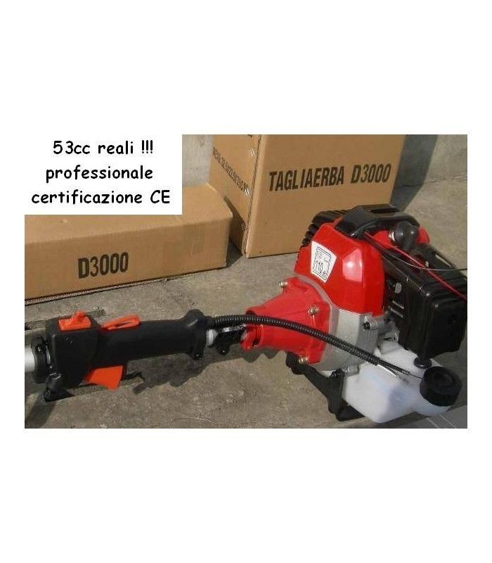 DECESPUGLIATORE 53cc MULTIFUNZIONE 52cc - 2,6CV tagliaerba motore a scoppio