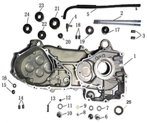 CUSCINETTO 37X12X12 6301 P6 INTERNO BLOCCO MOTORE GY6 PER QUAD KAYO AU180 180cc