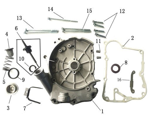 PARAOLIO 30x20x5 PER BLOCCO MOTORE GY6 QUAD KAYO AU180 180cc