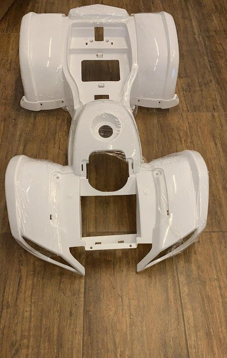 CARENE PLASTICHE QUAD AU110 AU125 KAYO HUMMER VECCHIO STILE SCOCCA ESCLUSO PEDANE FANALI