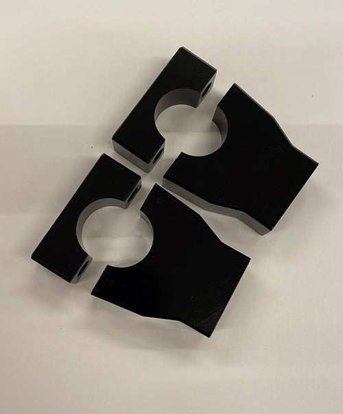 1cp SUPPORTO MANUBRIO 28mm RAISER IN CNC PER PIT BIKE KAYO TD160 160cc
