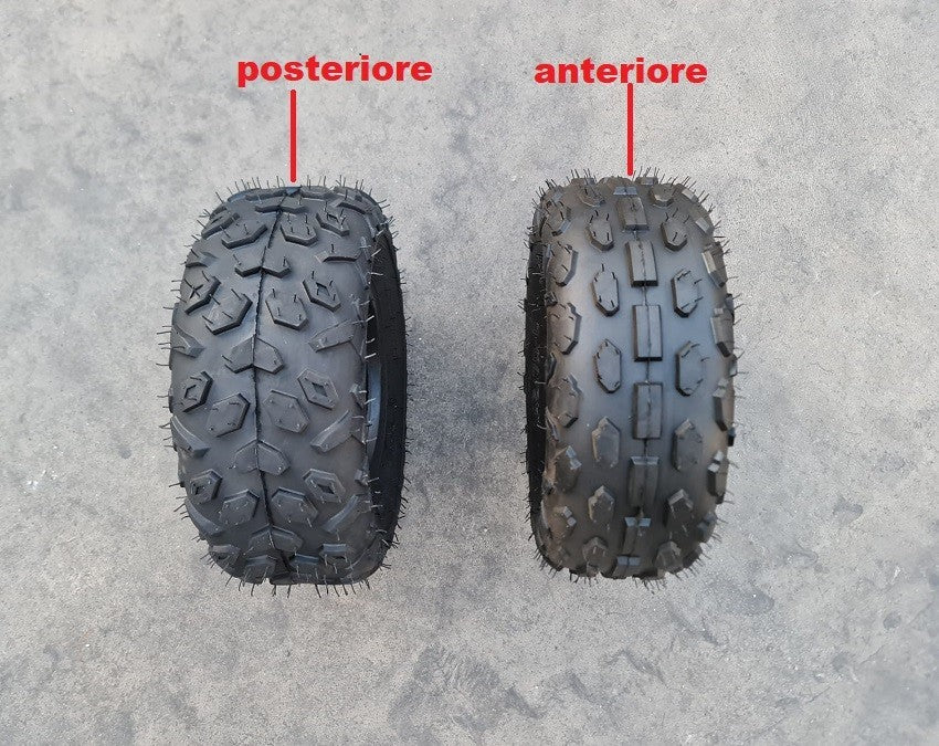 1pz GOMMA ANTERIORE POSTERIORE 145/70-6 PER MINIQUAD QUAD MINIATV ATV 110cc