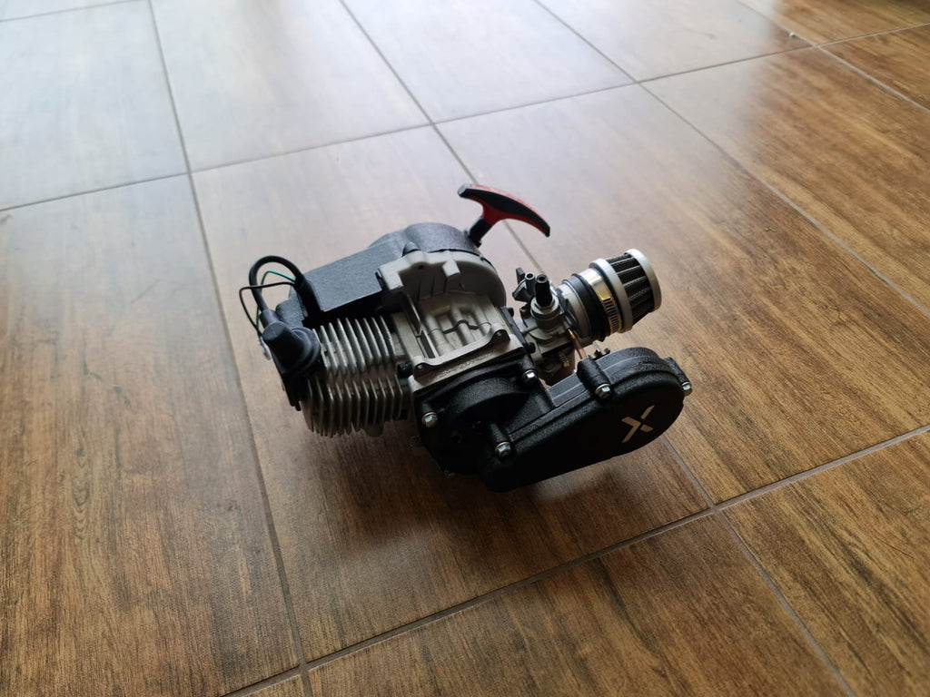 BLOCCO MOTORE MINICROSS COMPLETO 50CC CON CARBURATORE CAMPANA