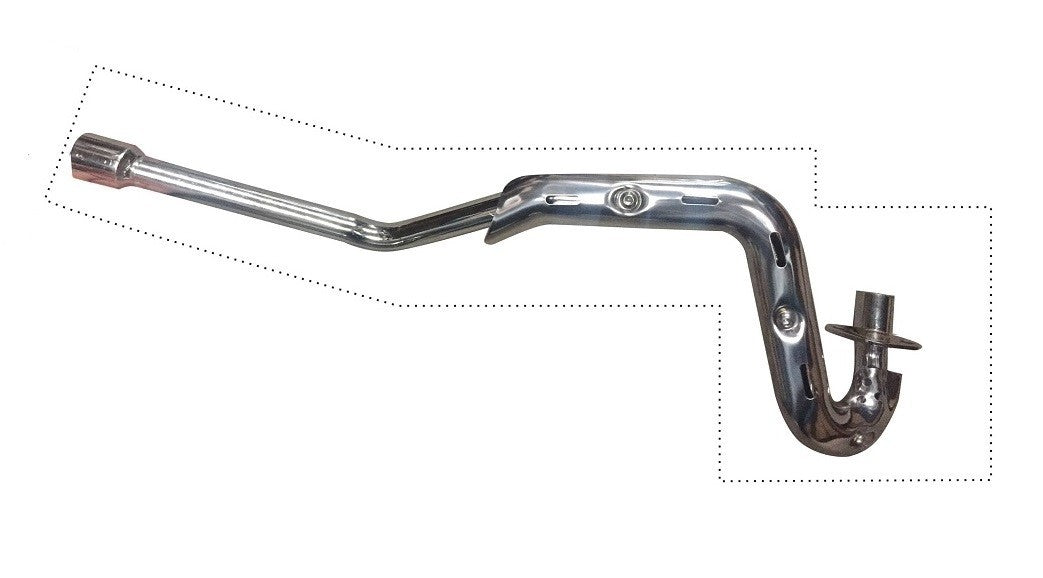 TUBO MARMITTA PER MINICROSS KAYO KMB 60cc 4 TEMPI