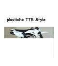 CARENE PLASTICHE PIT BIKE TTR CROSS 125 140 MONSTER BSE complete bianche