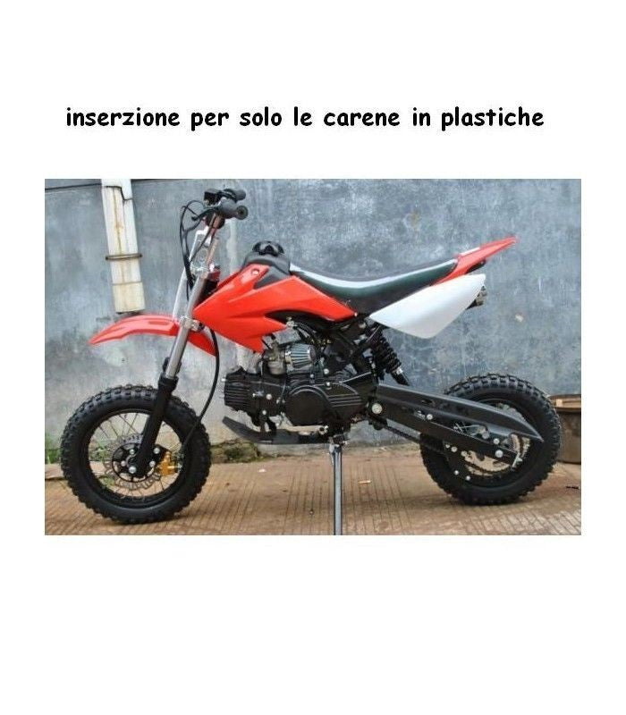 KIT PLASTICHE CRF50 PIT BIKE 110cc carene - cross minicross 4 tempi