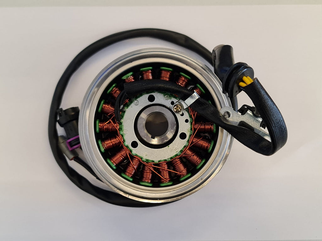 RUOTA LIBERA + VOLANO + STATORE PER BLOCCO MOTORE QUAD ZONGSHEN ZS300 300cc