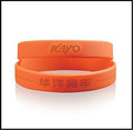 BRACCIALETTO IN GOMMA GADGET KAYO ARANCIO