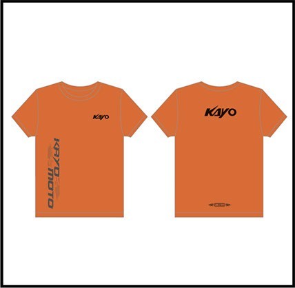 MAGLIETTA KAYO MOTO ARANCIO NERA