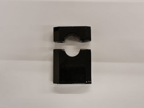 1PZ RISER SUPPORTO MANUBRIO 22mm NERO PER MINICROSS MORINI 50cc