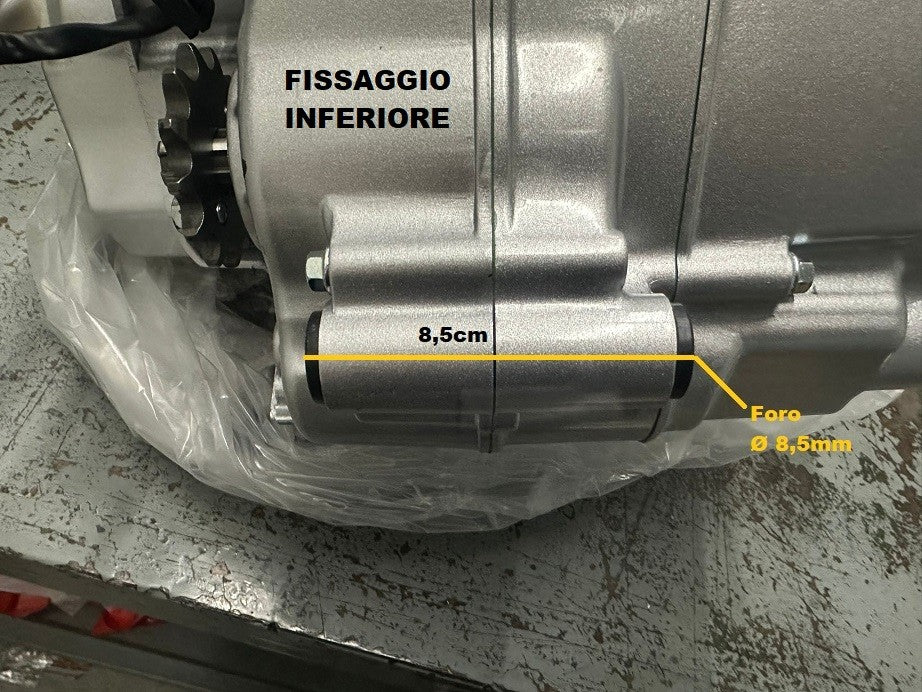BLOCCO MOTORE SEMIAUTOMATICO 125CC 3+1 marce QUAD ATV 4 TEMPI MINIATV