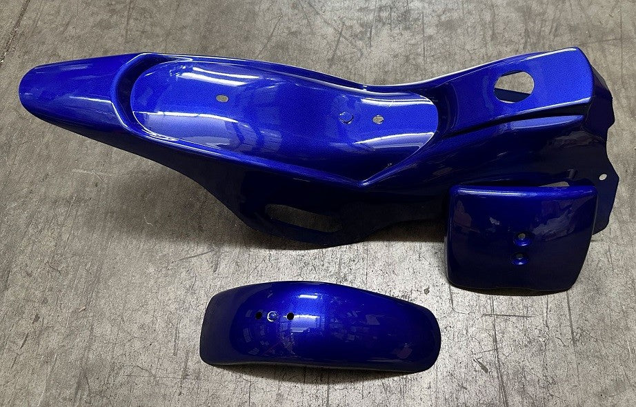 CARENE MINICROSS 8" - plastiche minimoto parafango codone portanumero