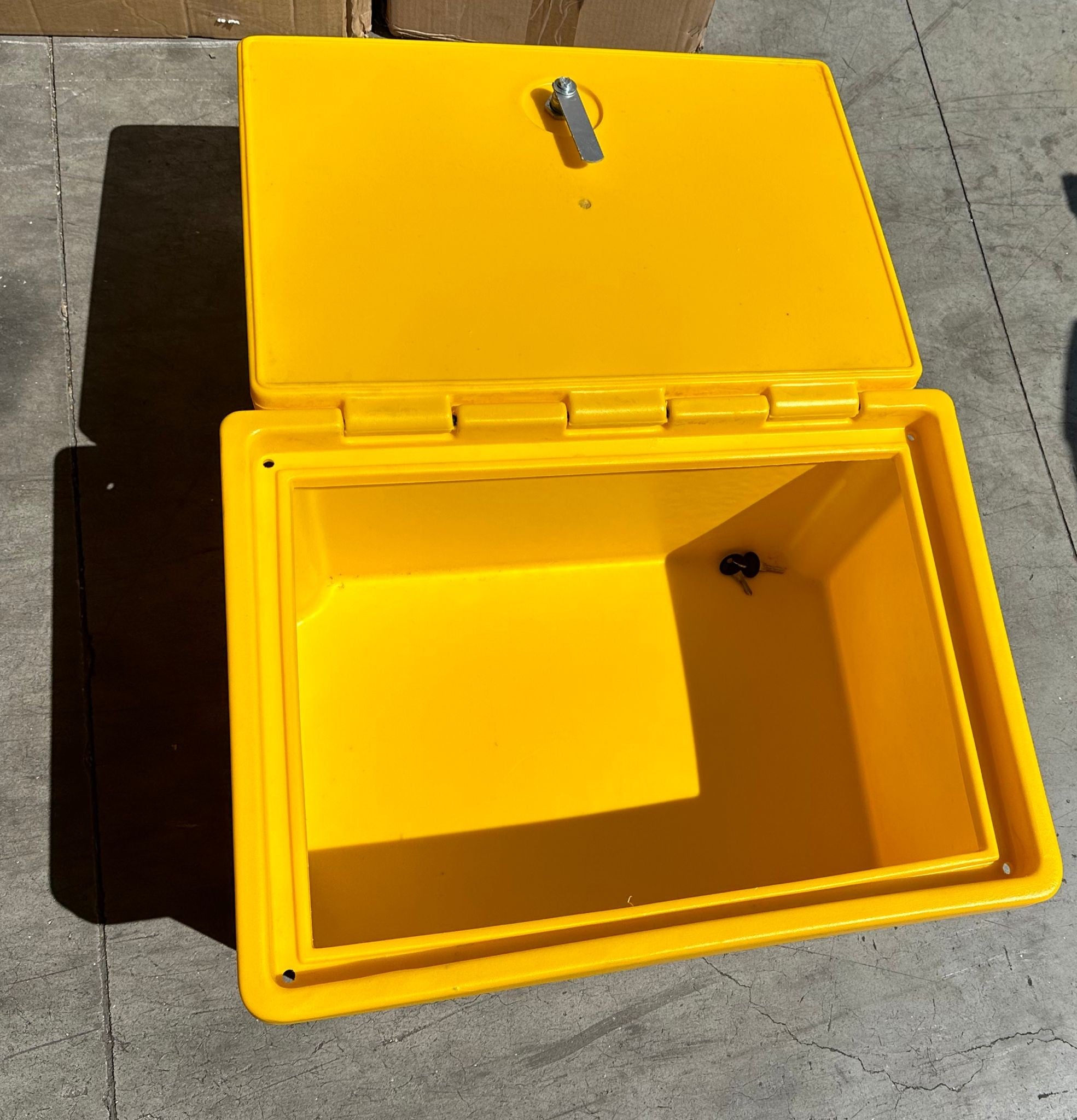 BAULE BOX CONTENITORE CON SERRATURA A CHIAVE