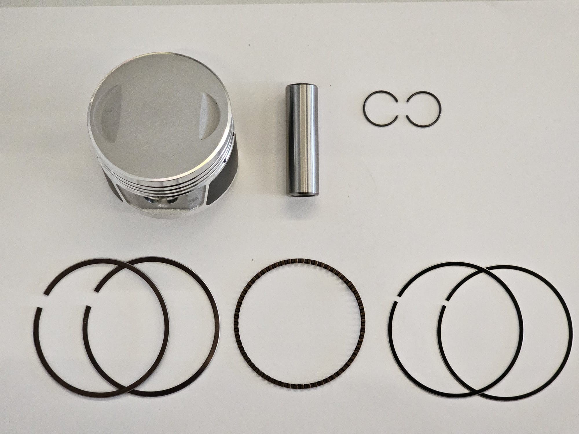 KIT PISTONE PER BLOCCO MOTORE CVT200 QUAD ATV KAYO AU200 200cc