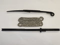 CATENA + COPPIA PATTINI SCORRI CATENA DI DISTRIBUZIONE PER BLOCCO MOTORE CVT200 QUAD ATV KAYO AU200 200cc