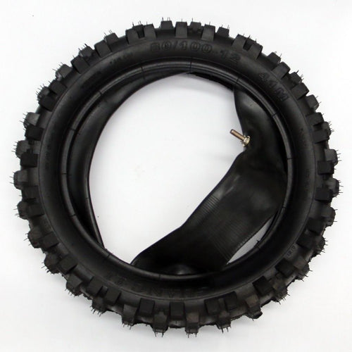 01Pz GOMMA PIT BIKE 80/100-12 POSTERIORE COPERTONE GOMME 3.00X12 CROSS