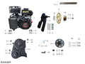 SUPPORTO CORONA MOTORE ANTERIORE BUGGY KAYO S70