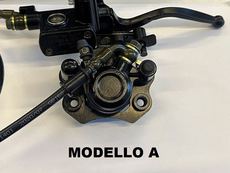 FRENI POMPA COMPLETO ATV 4 TEMPI KAYO PREDATOR 110 PINZA POSTERIORE - freno miniquad quad
