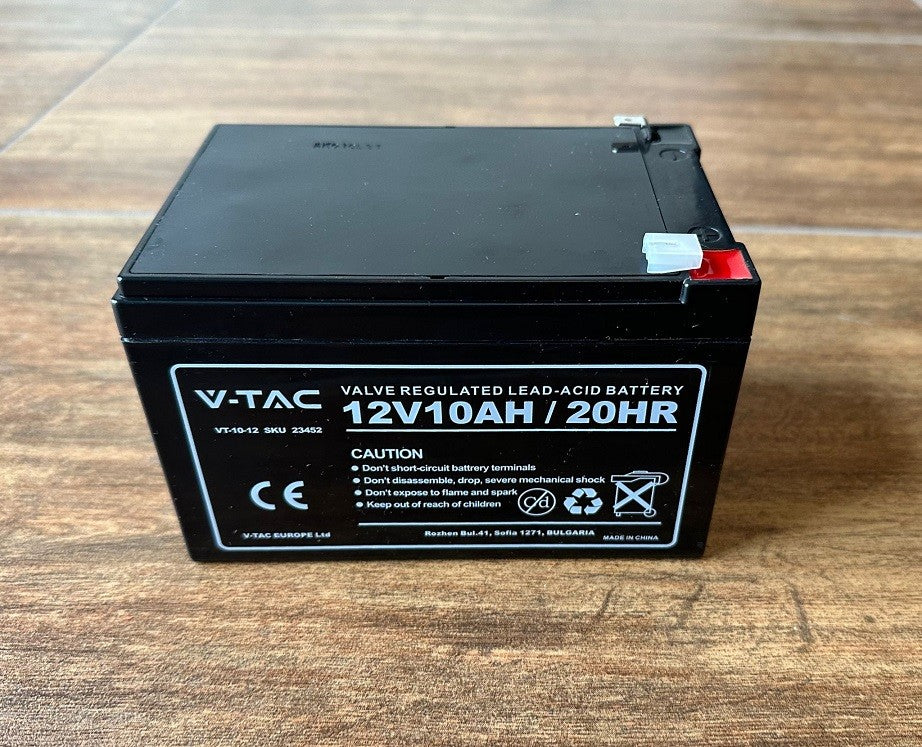 1pz BATTERIA 12V 10AH / 20HR PER MINICROSS ELETTRICO 24V , MONOPATTINO 36V , SCOOTER 48V