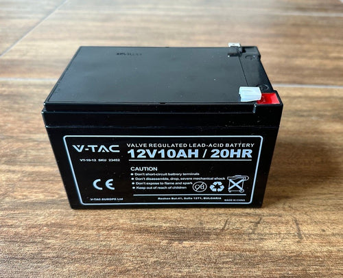 1pz BATTERIA 12V 10AH / 20HR PER MINICROSS ELETTRICO 24V , MONOPATTINO 36V , SCOOTER 48V