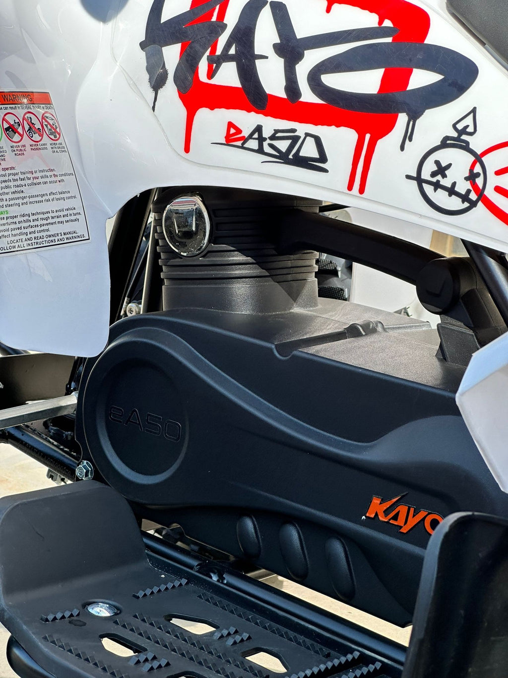 MINIQUAD ATV KAYO eA50 500W 36V ELETTRICO