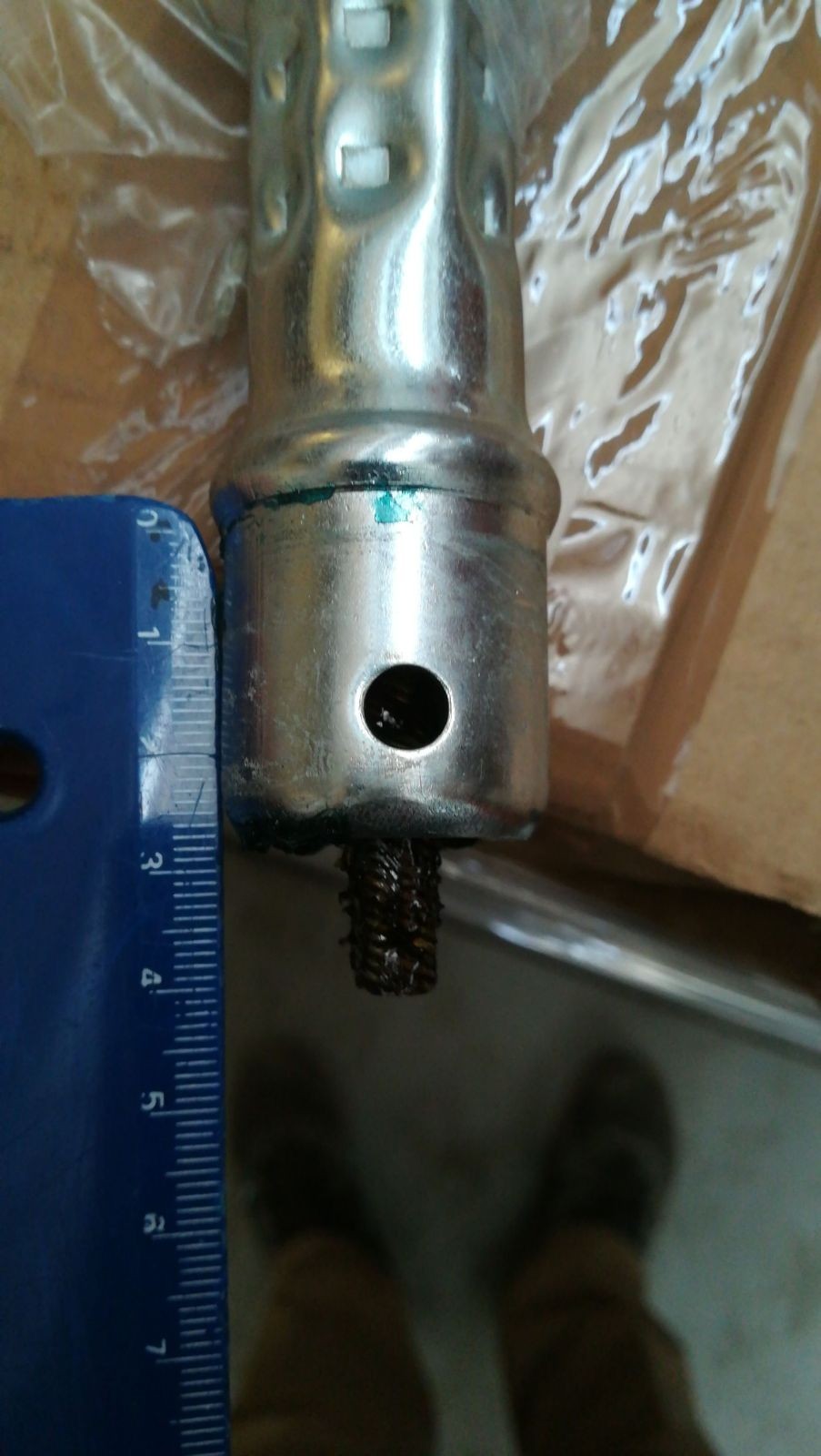 TUBO FLESSIBILE PER DECESPUGLIATORE A ZAINO trasmissione molla quadra 7mm