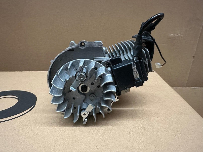 BLOCCO MOTORE DI RICAMBIO MINICROSS MINIQUAD MINIMOTO 2T AVVIAMENTO A STRAPPO