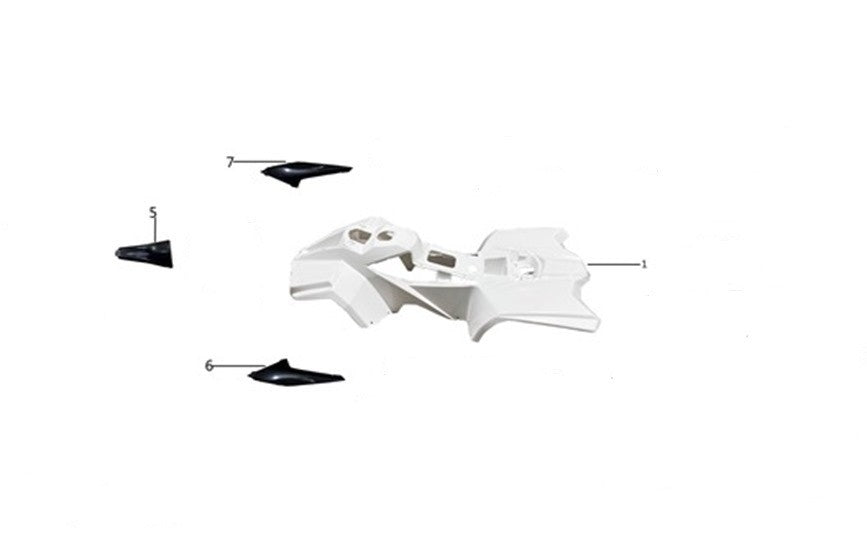 KIT PLASTICHE CARENE PER QUAD KAYO EA70