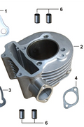 BOCCOLE DI CENTRAGGIO PRIGIONIERI PER KAYO QUAD ATV A180 180cc