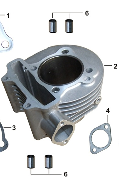 BOCCOLE DI CENTRAGGIO PRIGIONIERI PER KAYO QUAD ATV A180 180cc