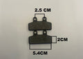 1CP PASTIGLIE FRENO ANTERIORI 2 FORI PER MINICROSS MORINI 50CC 2T