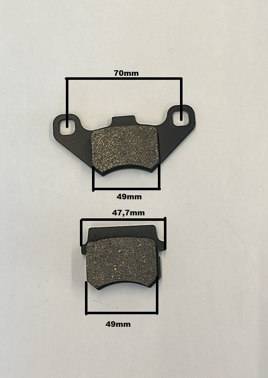 PASTIGLIE FRENO per ATV 4 TEMPI 110CC freni ricambio MINIQUAD PIT BIKE
