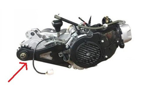 STAFFA BLOCCO MOTORE KAYO A180 180cc TELAIETTO DI SUPPORTO PARTE PIGNONE