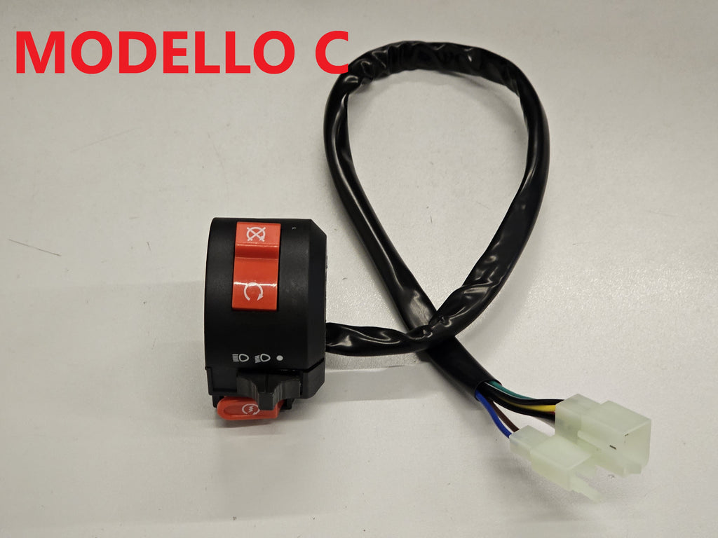 COMANDO TASTI QUAD 110 SINISTRO SPINA SINGOLA MINIQUAD ATV MINIATV interruttori