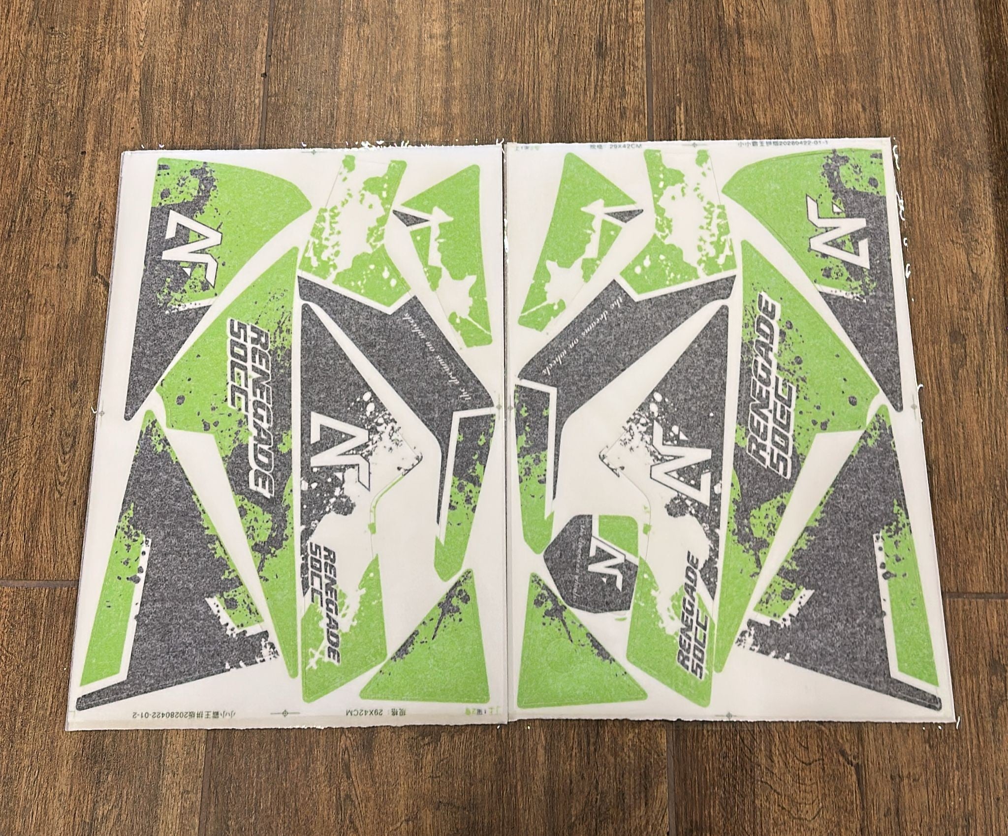 ADESIVI GRAFICHE PER MINIQUAD QUAD RENEGADE 50cc