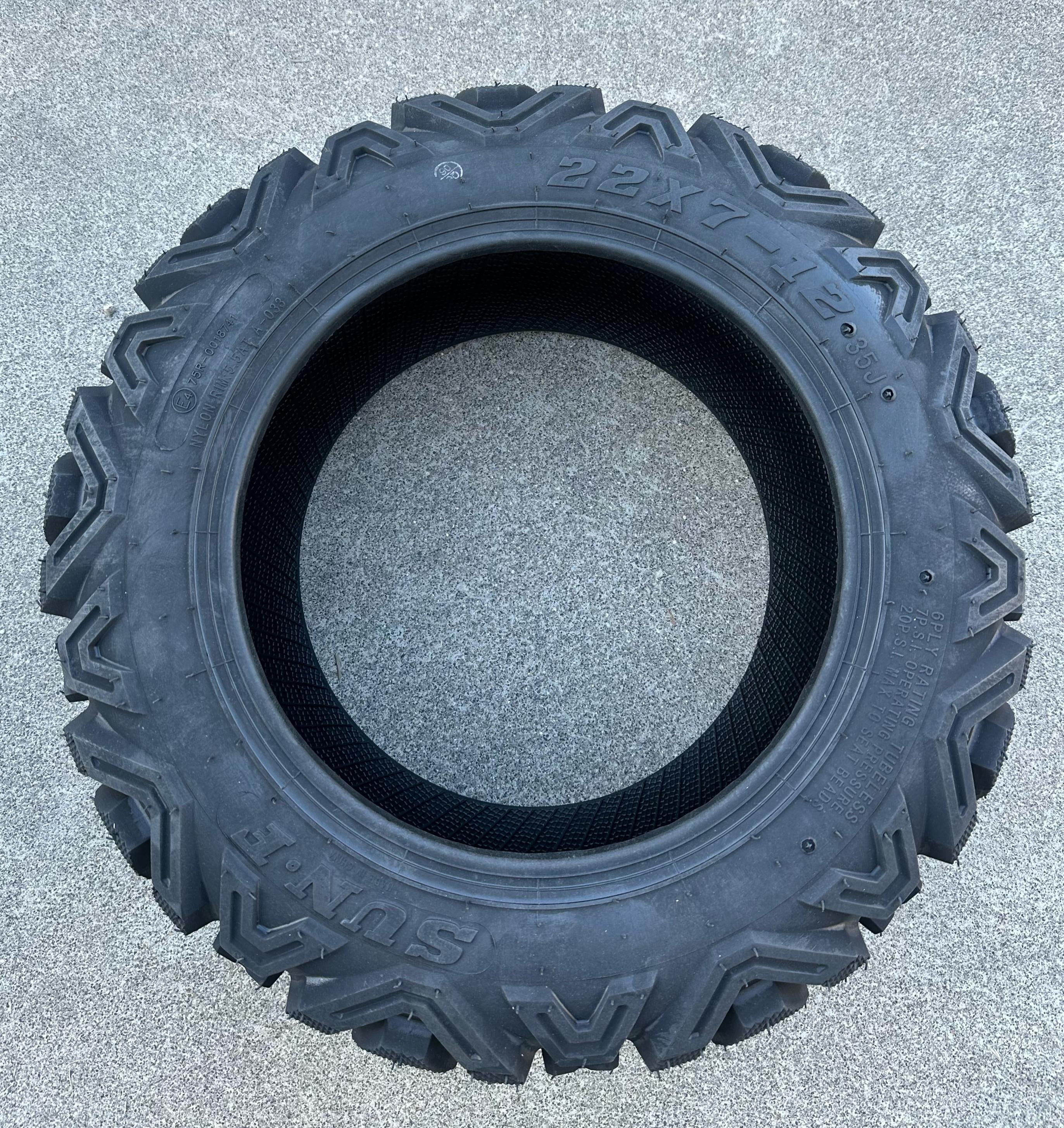 GOMMA ANTERIORE 22X7-12 PER QUAD KAYO AU300 L7E T3B