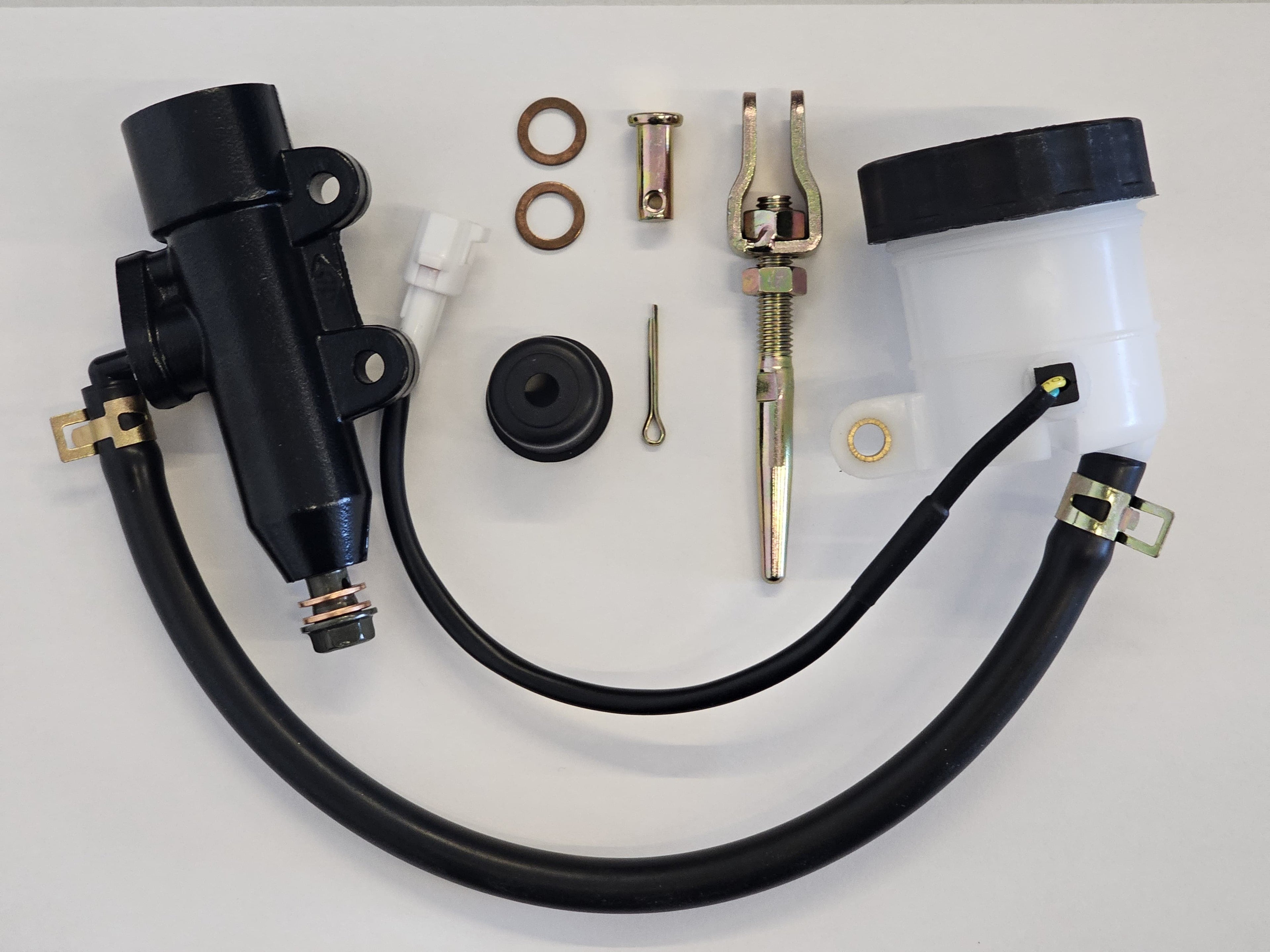 KIT POMPA FRENO POSTERIORE COMPLETA A DISCO PER QUAD KAYO AU300 L7e