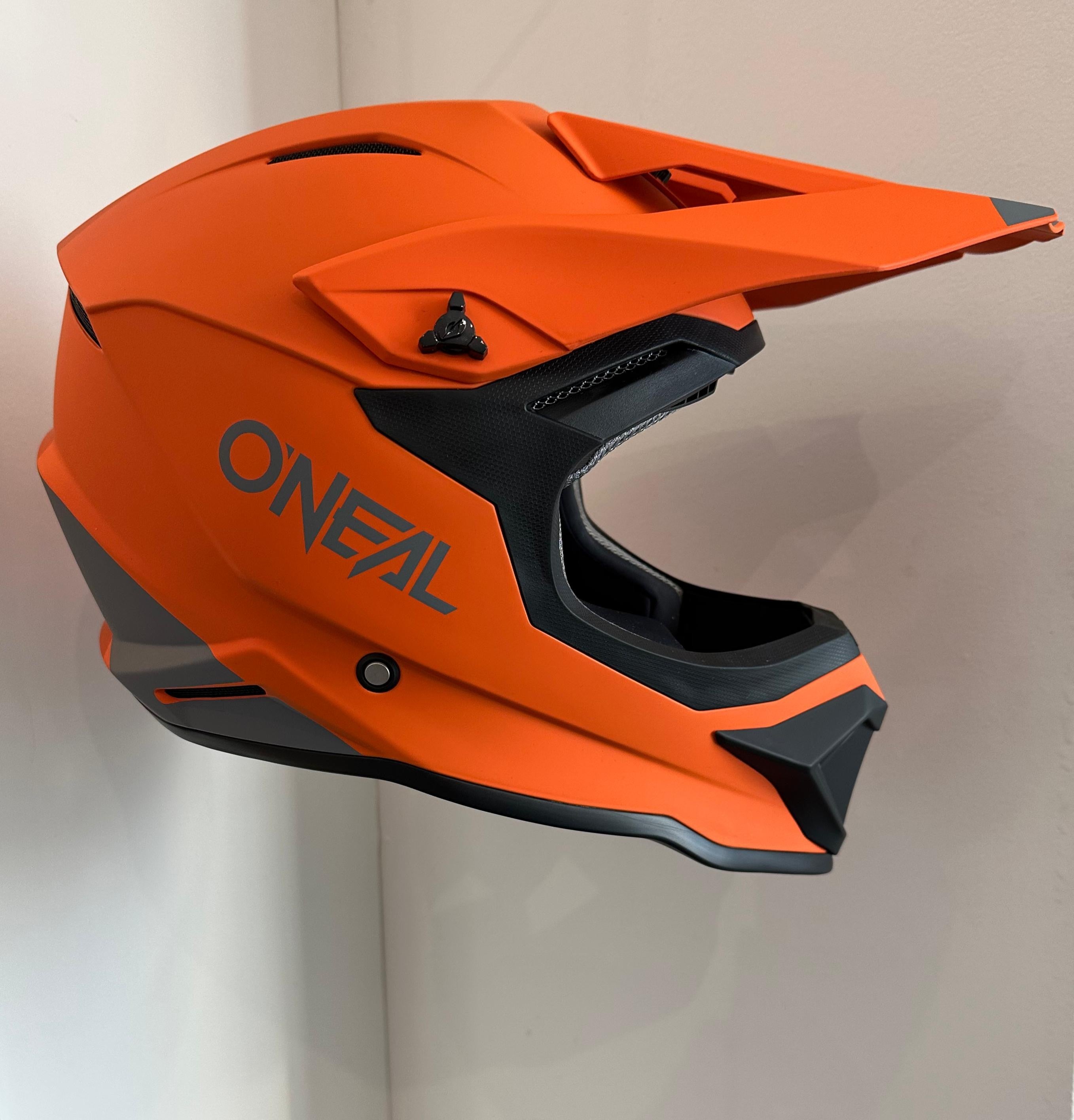 CASCO O'NEAL ARANCIONE NERO GRIGIO OPACO