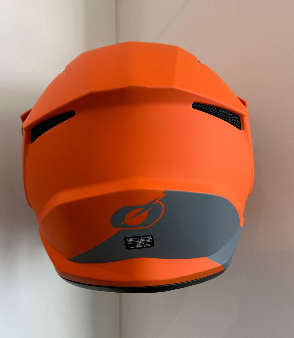 CASCO O'NEAL ARANCIONE NERO GRIGIO OPACO