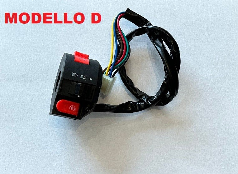 COMANDO TASTI QUAD 110 SINISTRO SPINA SINGOLA MINIQUAD ATV MINIATV interruttori