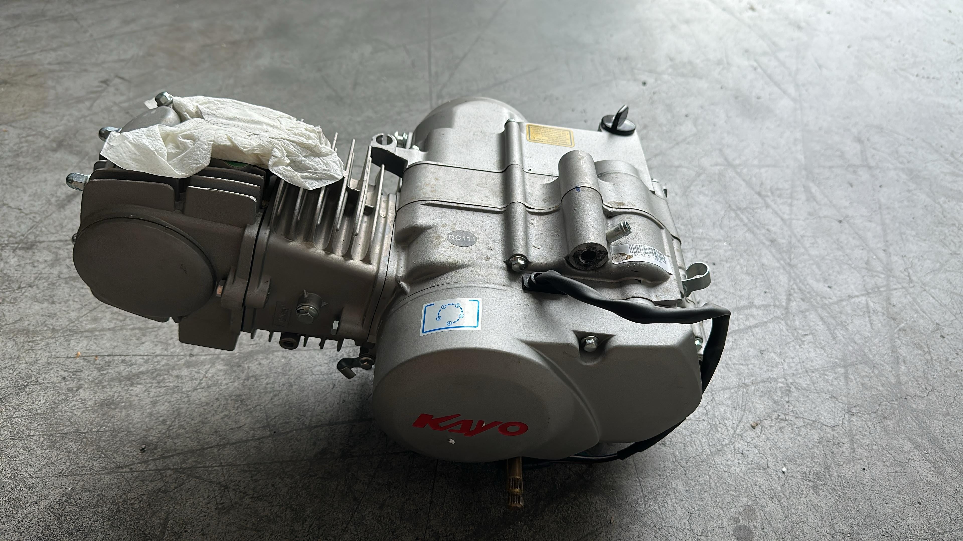 BLOCCO MOTORE 125 4 TEMPI PER PIT BIKE USATO
