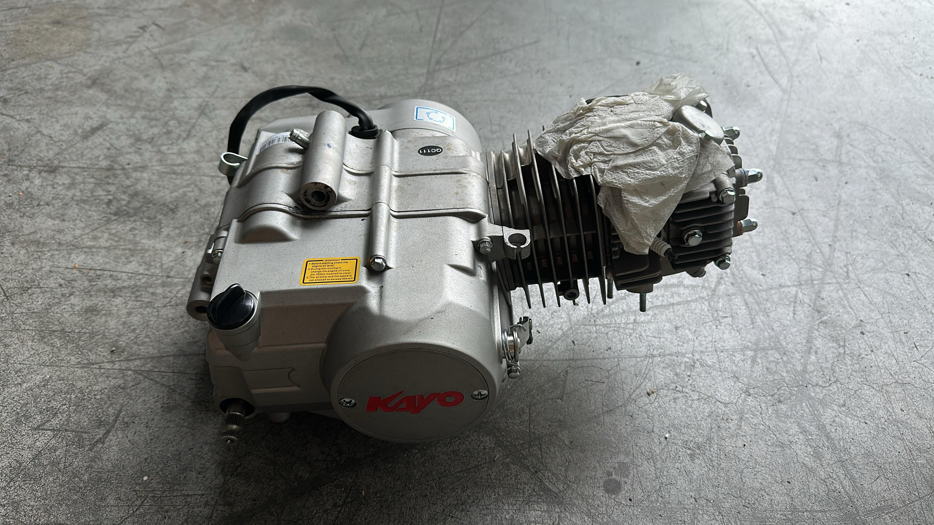 BLOCCO MOTORE 125 4 TEMPI PER PIT BIKE USATO