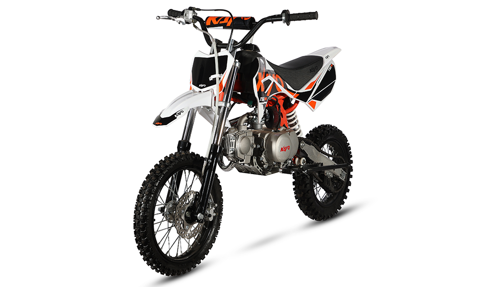PIT BIKE KAYO 110cc TSD110 a marce semiautomatica RUOTE 14-12