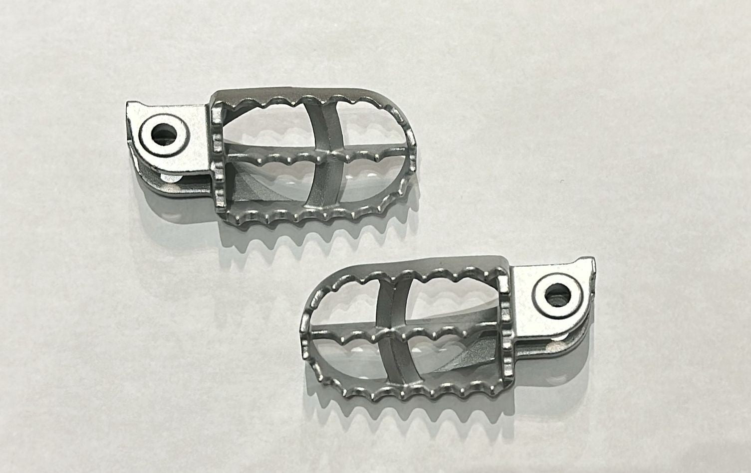 COPPIA PEDALINE POGGIAPIEDI PER MINICROSS PITBIKE KAYO KMB KT50 TS90 ET110