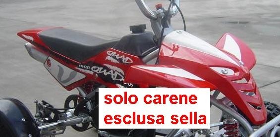 CARENE MINIATV 49CC VECCHIO STILE - PLASTICHE CODONE MUSETTO