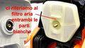 FILTRO ARIA PER MOTOSEGA 25CC POTATURA RICAMBIO ORIGINALE