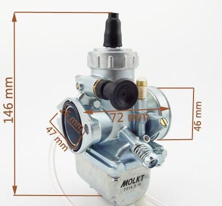 CARBURATORE MOLKT 26mm PIT BIKE CROSS MINICROSS