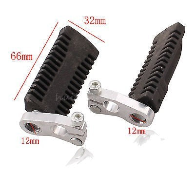 coppia PEDALINE ORIGINALI MINIMOTO GP1 PEDANE POGGIA PIEDI